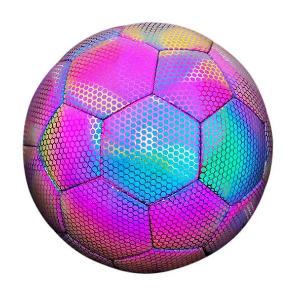 Størrelse 4 Selvlysende Fotball Lysende Fotballer Nattlysende Reflekterende Fotballer Utendørs Lysende Gaver til Gutt