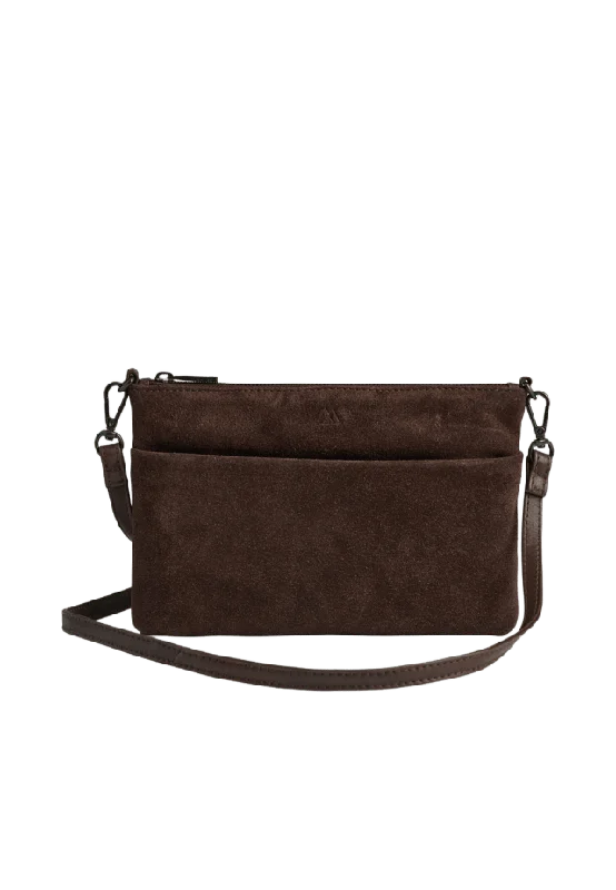 Markberg Karima Crossbody Bag Suede Väskor & plånböcker Dam Brun ONESIZE