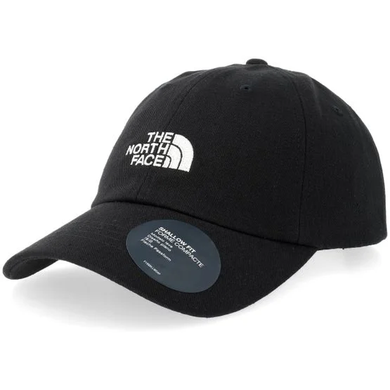 The North Face - Svart unconstructed Caps - Norm Hat Black Dad Cap @ Hatstore