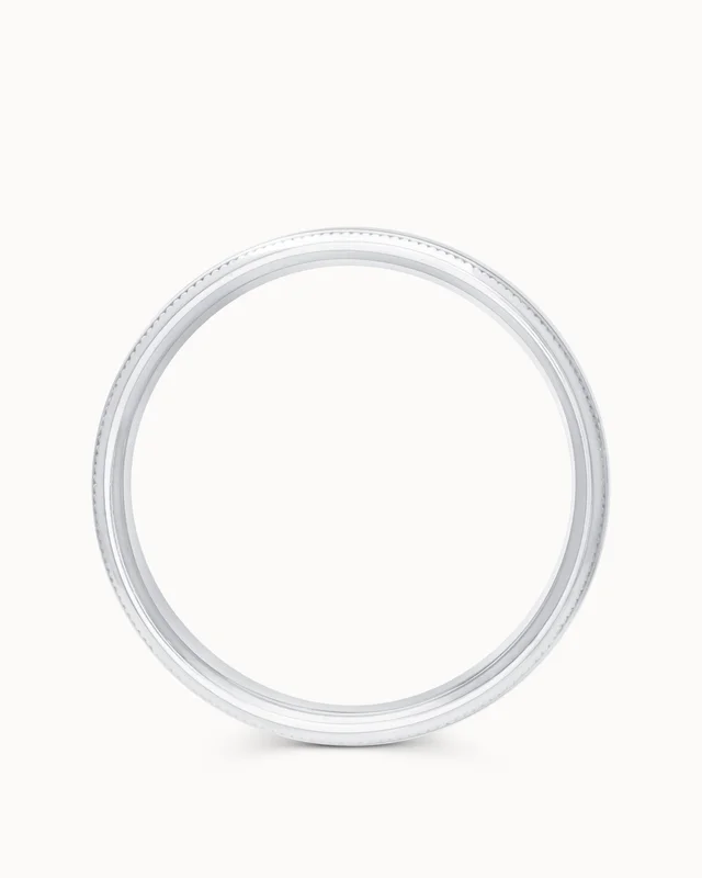 Glatt Ring Herre Michael 950 Platina - Forlovelsesringer & Gifteringer hos Vanbruun