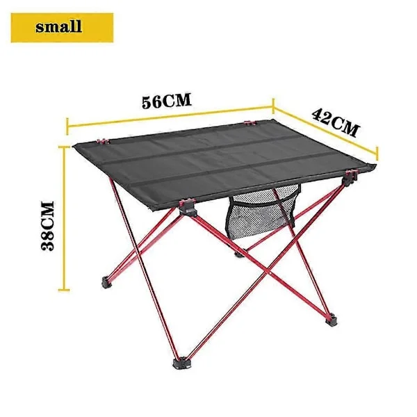 Bärbart hopfällbart bord camping utomhusmöbler dator sängbord picknick 6061 aluminiumlegering ultralätt hopfällbart skrivbord
