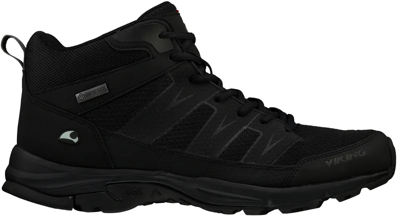 Viking Sporty Mid GTX naisten vaelluskengät, musta/harmaa