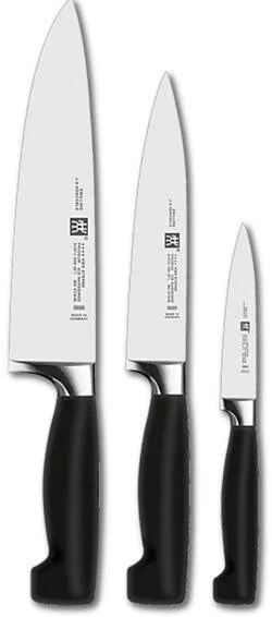 Zwilling 35048-000-0 Knivsett, 3-delt, kokkekniv, urtekniv, kjøttkniv, kokkekniv