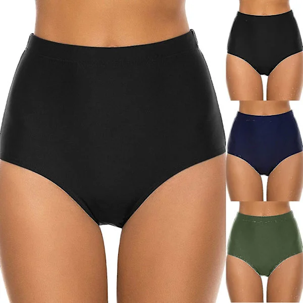 Period simunderdel Shorts Hög Bikini Dam För Shorts Underdel Löpning Sim