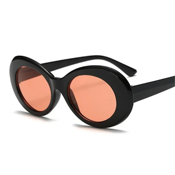 Nye Goggle Kurt Cobain Briller Ovale Dame Solbriller Dame Briller Trendy Vintage Retro Solbriller UV400 Gafas De Sol