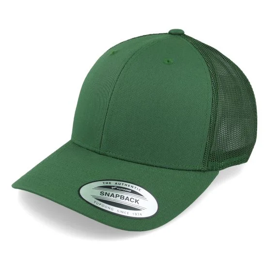 Yupoong - Green trucker Czapka Z Daszkiem - Evergreen Trucker @ Hatstore