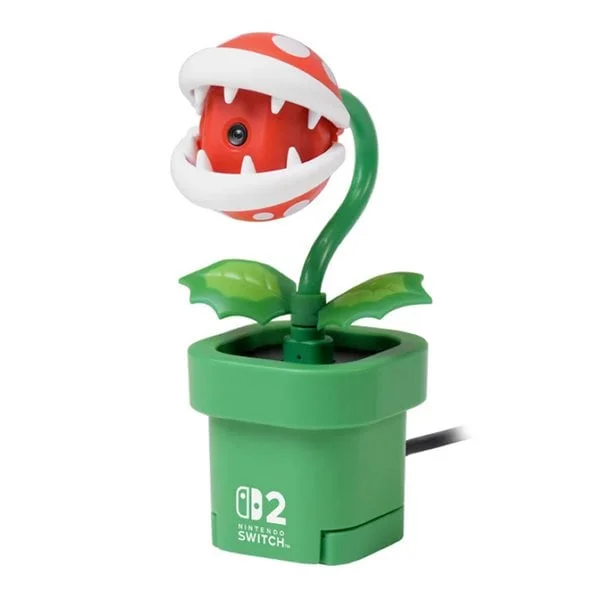 HORI Piranha Plant Camera Nintendo Switch 2 -web-kamera – Musta