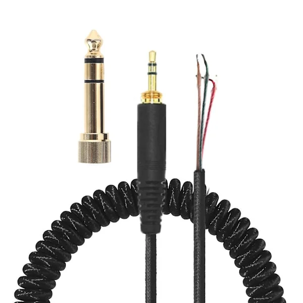 Hovedtelefonkabel til -Beyerdynamic DT 770 770PRO 990 990PRO Adapterudskiftning fjederspole