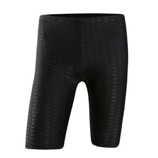 Svømmeshorts for menn - Pustende, stilige, lette og komfortable - Polyester - Svømmeshorts for surfing - Svart - 4XL (75-85 kg)