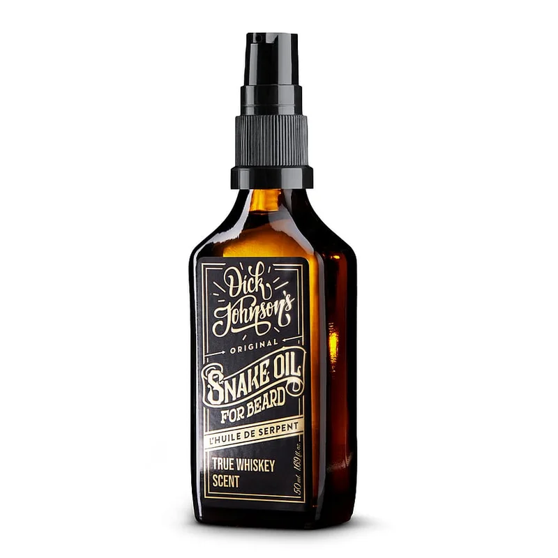 Dick Johnson Beard Oil Snake Oil True Whiskey 50 ml, Mænd, Skægpleje, Skægolie