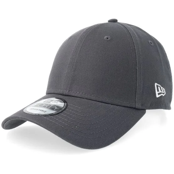 New Era - Harmaa adjustable Lippis - Basic Graphite 9FORTY Adjustable @ Hatstore