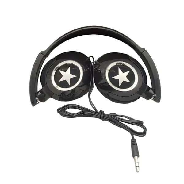 Hovedtelefoner Ledning Foldbar Letvægts Headset til Mobiltelefoner Tablets Smartphones Laptop 3.5mm Ledning Hovedtelefon