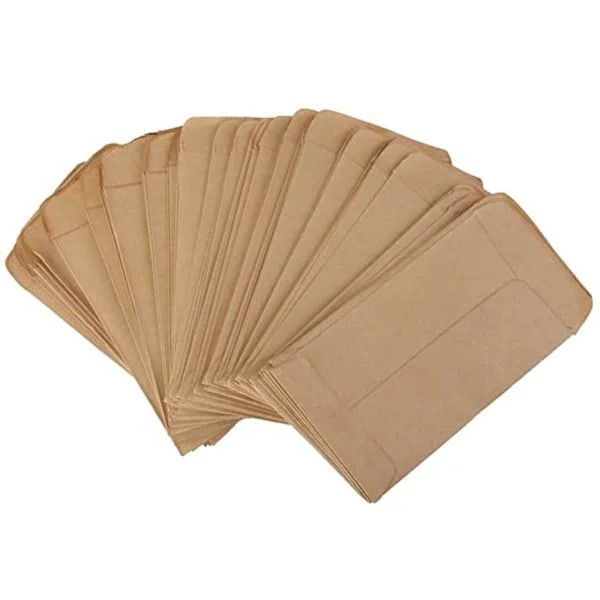 100 vintage frøposer i kraftigt papir 100 STK