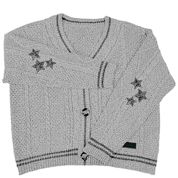 Dame Taylor Swift Cardigan - Strikket Hyggelig Cardigan, Lazy Efterårs Cardigan Sweater Frakke