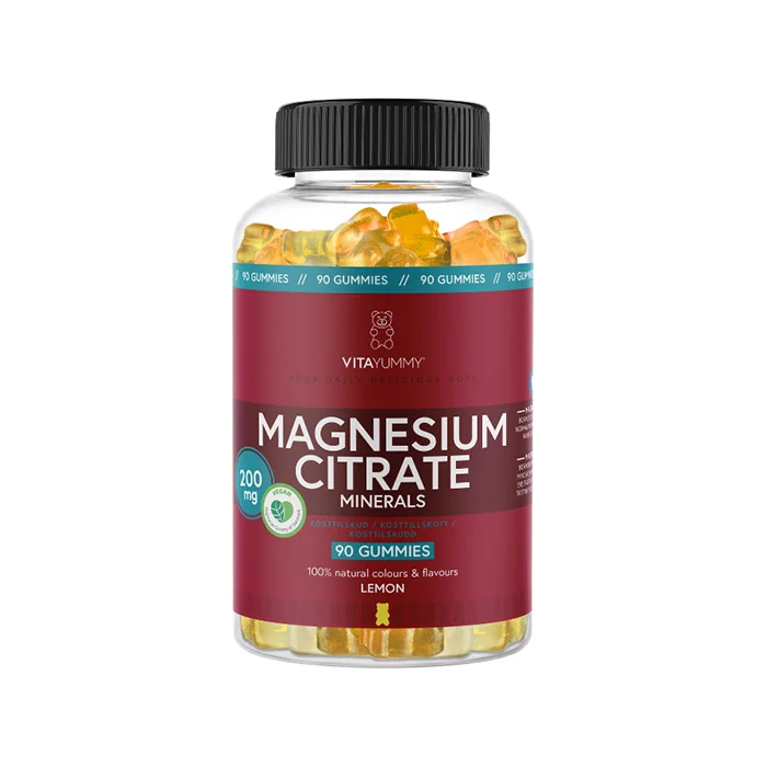 VITAYUMMY Magnesium Citrate Citron 110 st Gummies - Bodyman.dk
