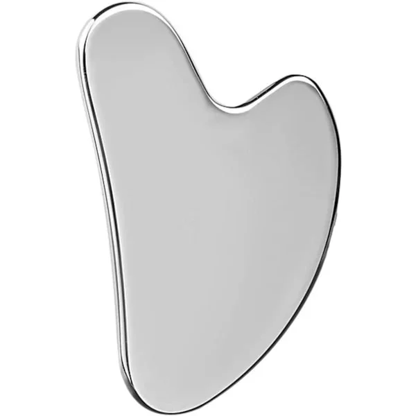 Morsdagspresent - Gua Sha-bräda i rostfritt stål för ansikts-Gua Sha, Gua Sha-bräda i metall för uppstramande hud och massage skönhetsverktyg