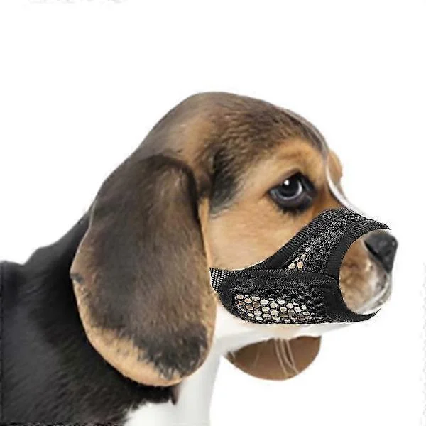 Mesh-munnbind for hunder med kort snute og små/mellomstore hunder, anti-biting, fokus på brakiocefale hunder som Chihuahua Pomeranian