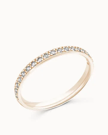 Eternity Ring Jessica 18K Rose Gold - Lab-Grown Diamonds från VANBRUUN