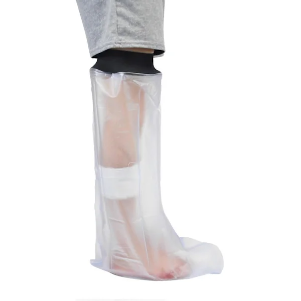 Vattentätt Gips Duschskydd Ben för Vuxna Fot och Underben Gips Sår Skydd Dusch Bad