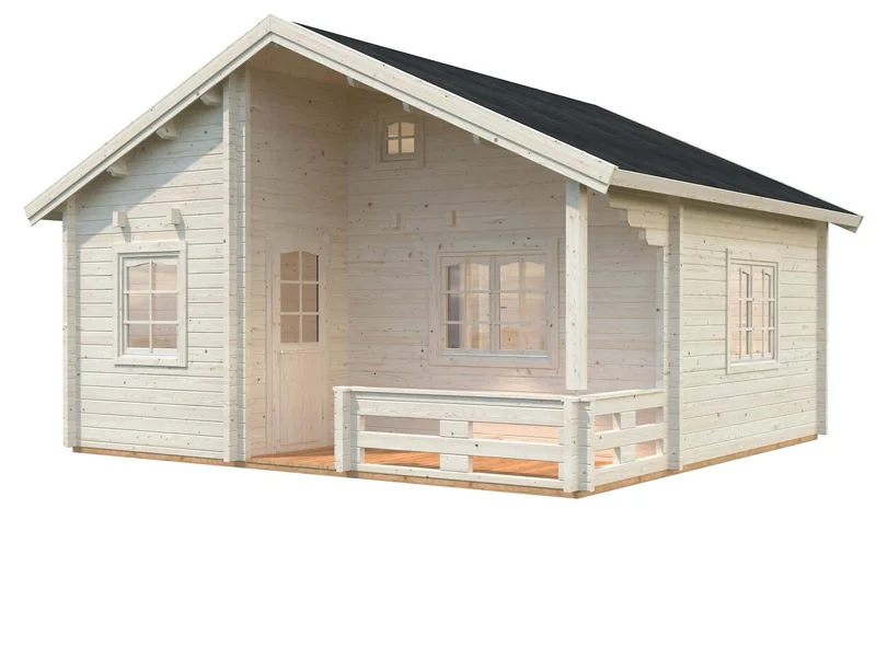 Palmako Emily Fritidshus 31,4 m²/23,7 m² + loft 16,4 + 5,2 m², obehandlad, Stugor & förråd