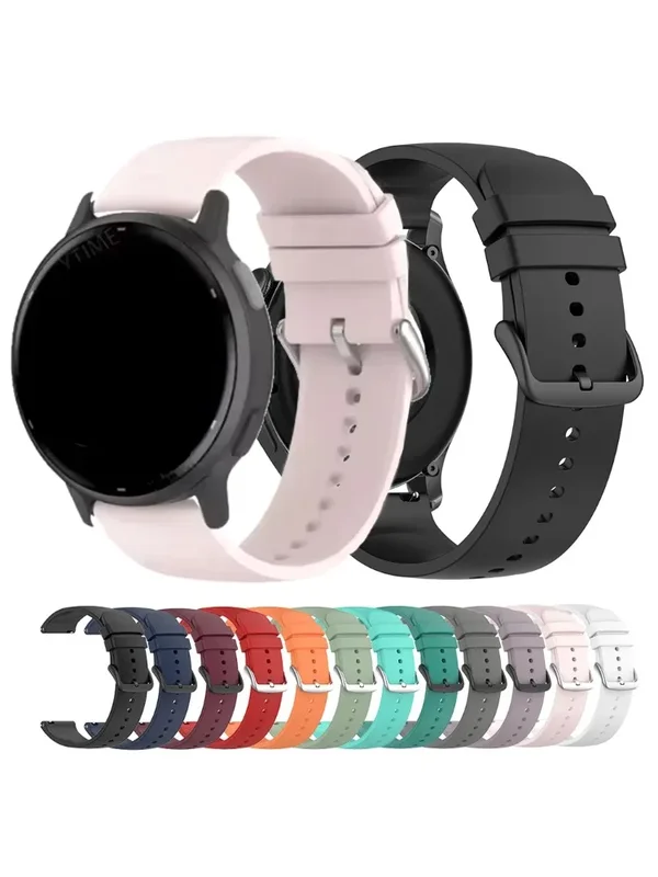 AliExpress - 20mm 22mm Silikonarmband für Garmin Vivoactive 6/5/4/3 Venu 3 Ersatz-Uhrenarmband für Forerunner 265 255 245 165 Music