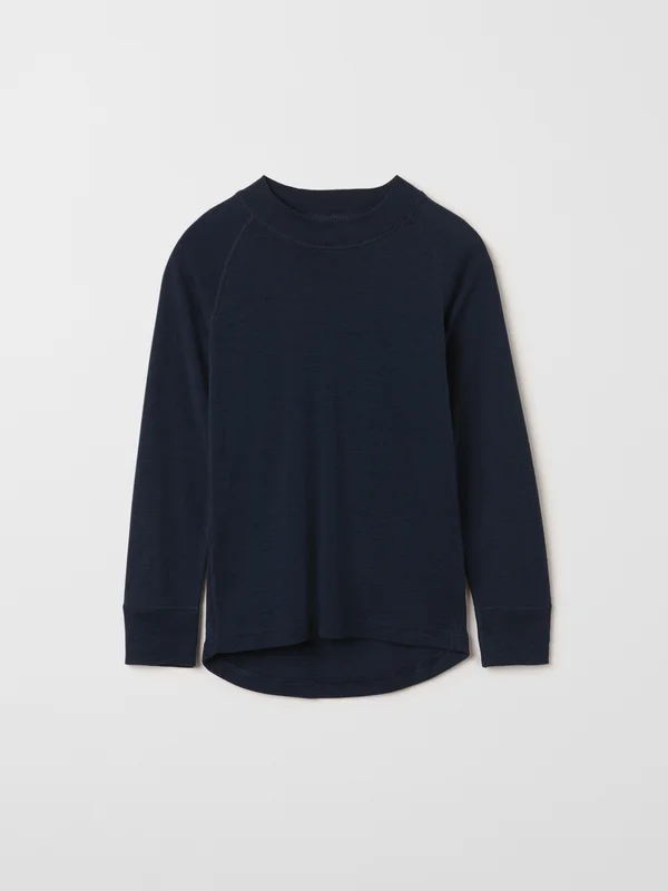 Polarn O. Pyret - Merino wool sweater - blue - Storlek: 74 - 80 - Children's clothing 6-12 Months