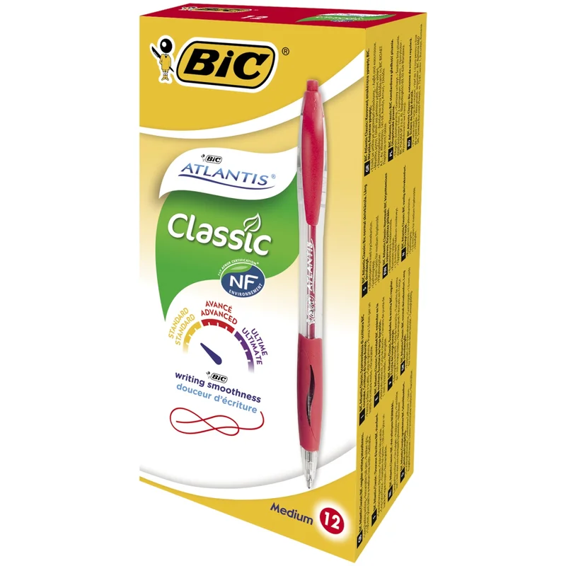 BIC Atlantis Classic Kulspetspenna 12-pack Blue