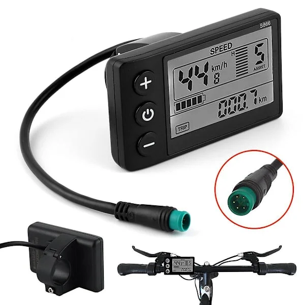 【NX】New LCD Screen Compatible with Electric Bicycle 24V/36V/48V Display Electric Bike E-Bike Electric Bicycle
