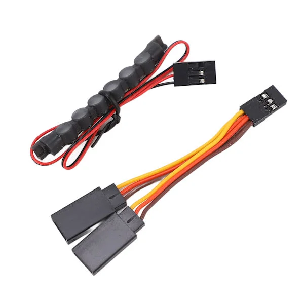 RC 6 LED taklys, frontlysstang for Traxxas 1/18 skala fjernstyrt bil TRX4M, hvitt lys