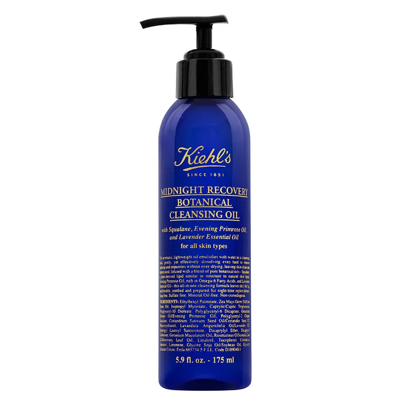 KIEHL'S Detergenti / Esfolianti Midnight Recovery Botanical Cleansing Oil 175ml - Olio detergente viso
