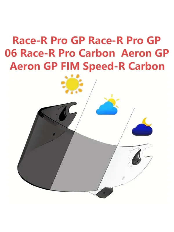 AliExpress - Aeron GP Visier für SHARK Race-R Pro GP Race-R Pro Carbon Aeron GP FIM Speed-R Carbon Gesichtsschutzhelm Sonnenschutzlinse winddicht
