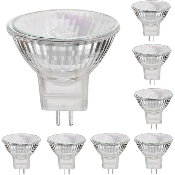 MR11 12V 35W halogeenilamput GU4-kanta 2800K lämmin valkoinen, himmennettävät, 8 kpl:n pakkaus