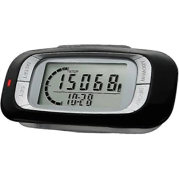 3D Pedometer, 3D Walking Pedometer with Clip Accurate Pedometer for Fitness Walking Distance Miles/Km Calorie Counter -Sy