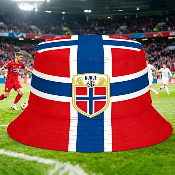 Norway World Cup Fisherman Hat for Men and Women Football Fan Bucket Hat Lightweight Breathable Sun Hat for Stadium Parties Travel Outdoor Sports