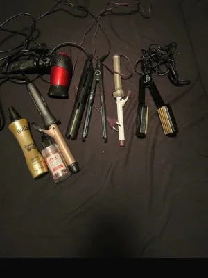 Paket med hårstylingverktyg & produkter