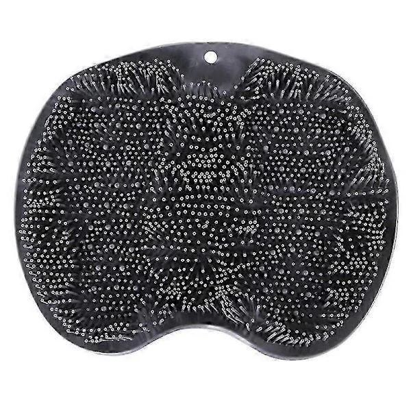 Silikon Dusch Fot Skrubber Rygg Kroppsborste Massage Pad Matta Badrum
