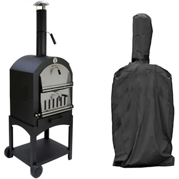 Utomhus pizzaugn lock, grillöverdrag, regnskydd för utomhus