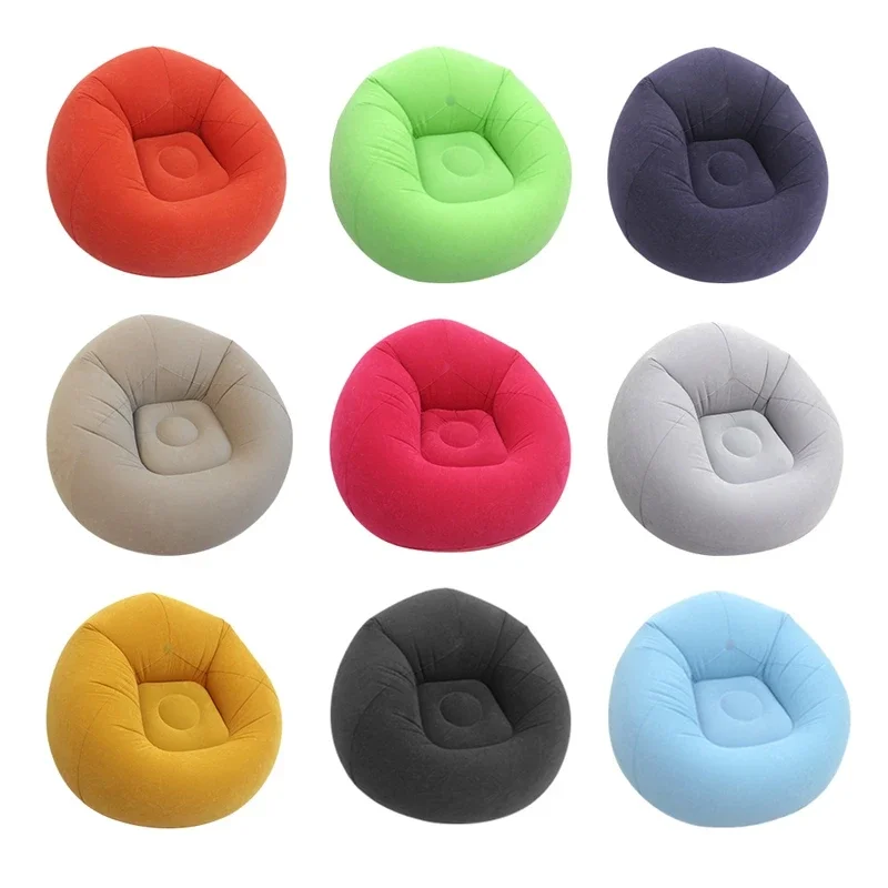 AliExpress - Aufblasbare Sitzsack-Stühle, tragbar, 9 Farben, aufblasbare Stühle, faules Sofa für Wohnzimmer, Outdoor, Camping, Einzelperson