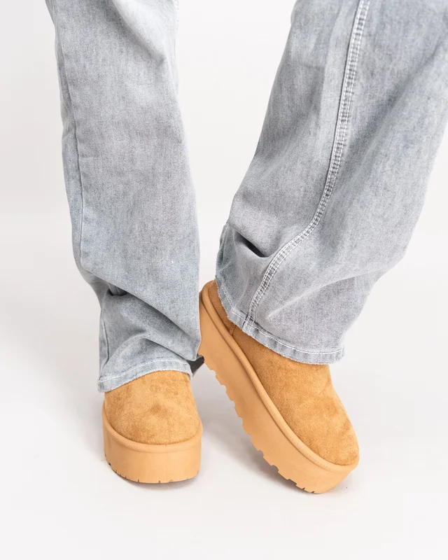 RYVLS Low Chunky Winter Boots Bruin Schoenen Meisjes - Kids Brand Store