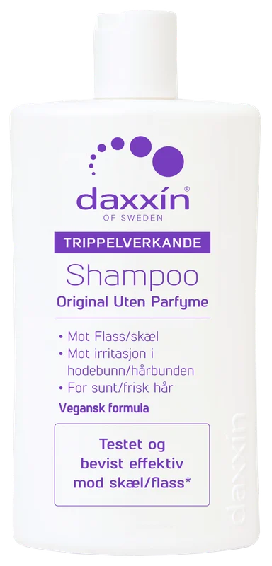 Daxxin sjampo mot flass uten parfyme 250 ml