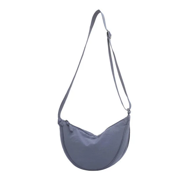 Nylon Crescent Bag Cross Body Bag med justerbar rem