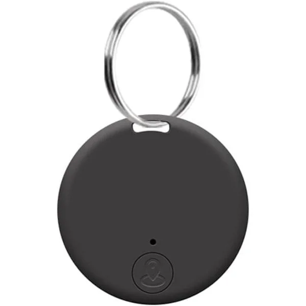 Mini GPS Tracker Trådlös Bluetooth 5.0 Anti-förlust Enhet Smart Lokaliserare Husdjursnyckel Plånbok Tracker med Nyckelring Svart