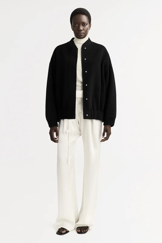 Soft Goat - Bomber Jacket - Cashmere jacket - XS - Black
