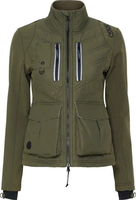 Catago Trainer Short Jacket naisten ulkoilutakki, vihreä