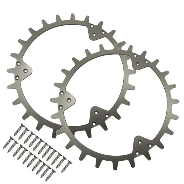 【BEMS】TLWH-02 2 st halkskyddsspikar kompatibla med Husqvarna Automower 315 310 305 robotgräsklippare med 21 självgängande skruvar