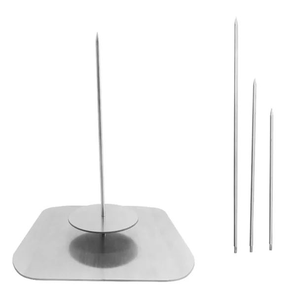 Vertical Skewer for BBQ Grill Vertical Grill Rack for Meat Steak Whole Chicken Sausage