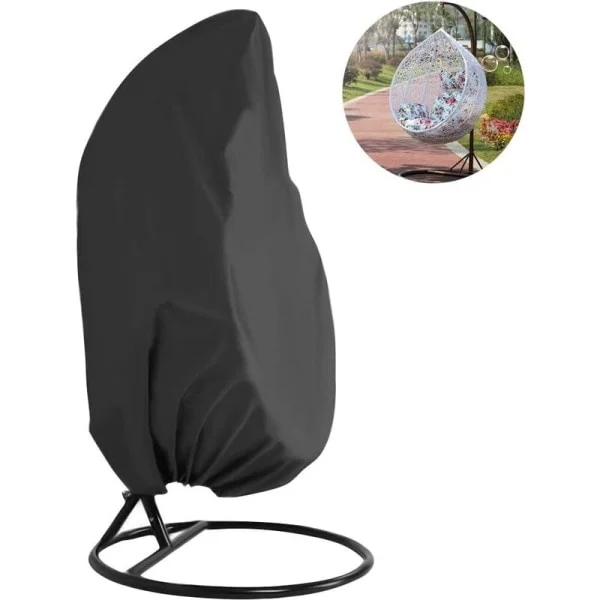 IC Hengekøya Cover 210D Oxford Stoff Cover (Svart Enkelt 115*190 cm)