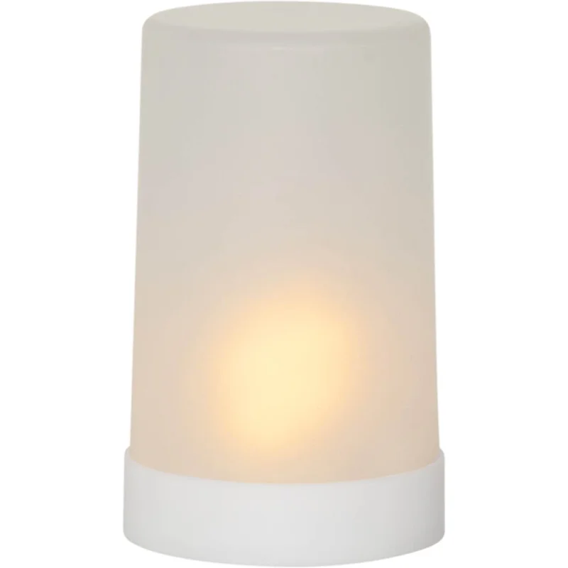 Star Trading - LED-lys LED Blockljus Flame Candle 062-36-1 Hvit
