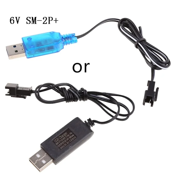 USB 6V 250mA NiMh/NiCd batteri USB-laddare för 5S NiMh/NiCd batteripaket, SM 2P elektrisk leksaksladdare för Racing Rc Truck