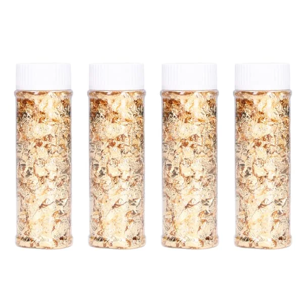 Gold Leaf Multipurpose Resin Craft Supplies Home Decor Shiny Gold Plating Gold Foil